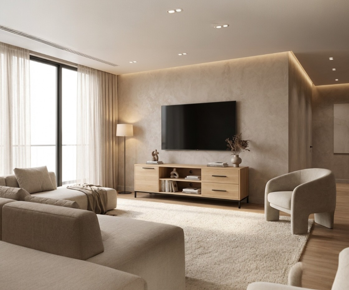 OAKLEY WOODEN TV CONSOLE AX-LR31