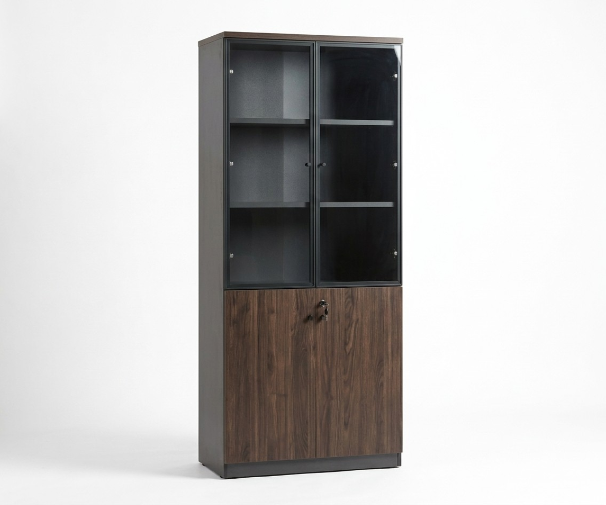 102A Walnut File Cabinet