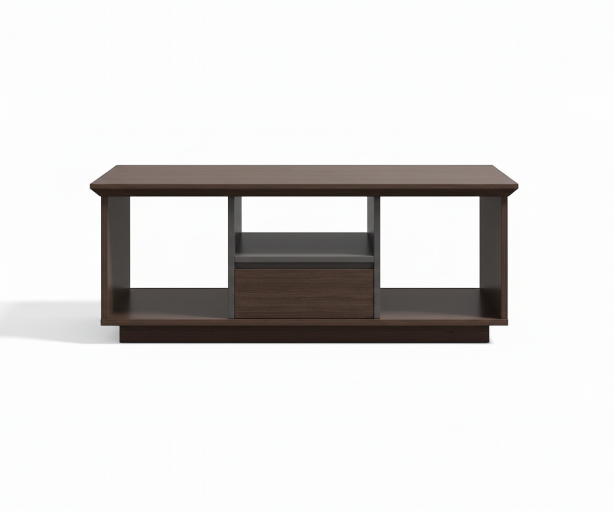 18-312D OFFICE CENTER TABLE (BROWN AND LIGHT BROWN)