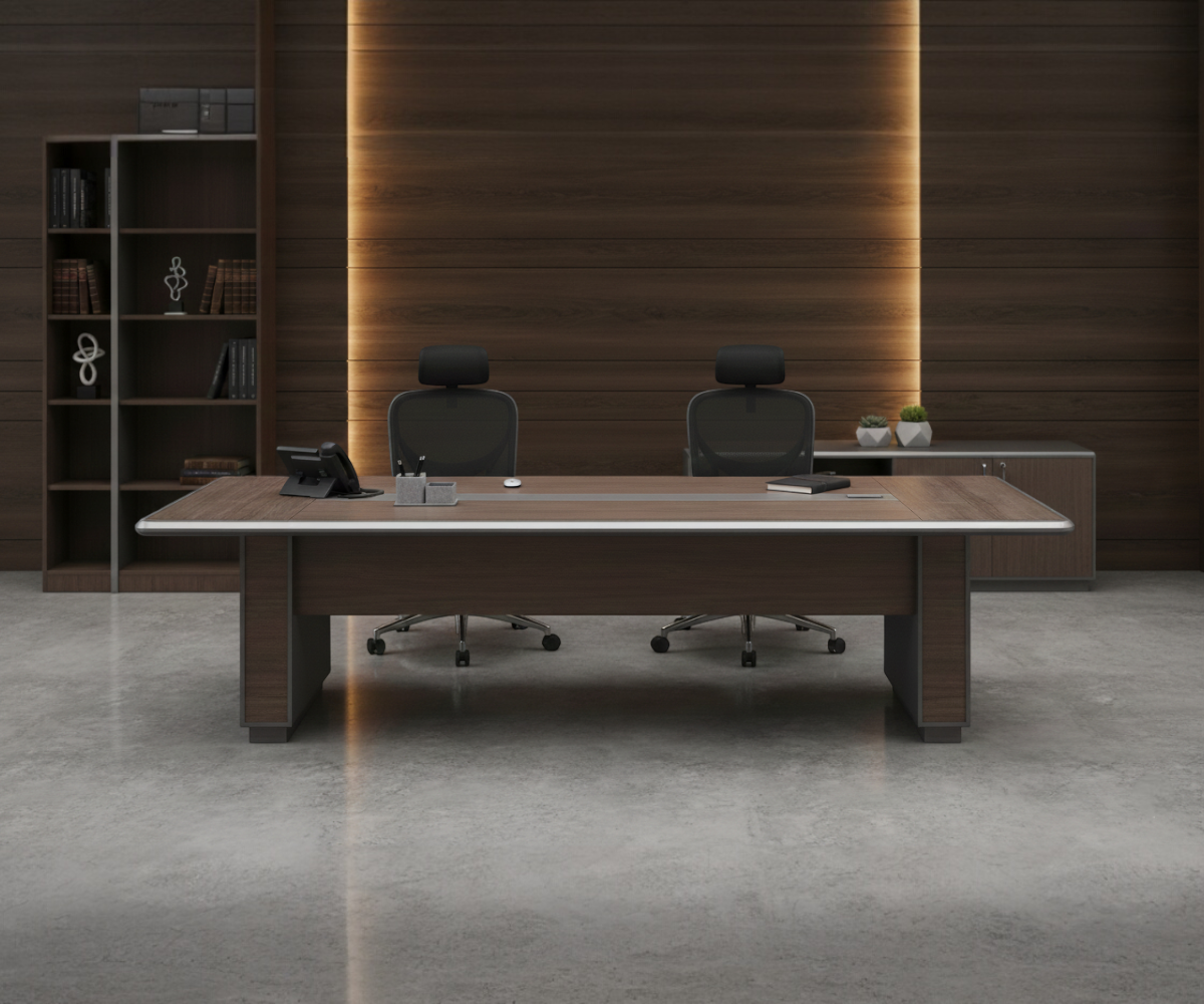 18-530A,542A Mahogany Boardroom Table