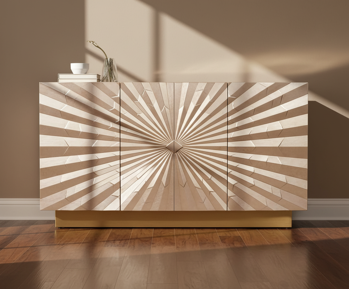 23802 Sunburst Console Cabinet