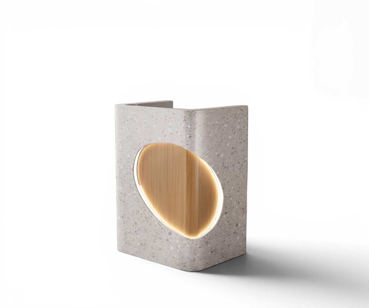 2409 Curved Terrazzo Counter