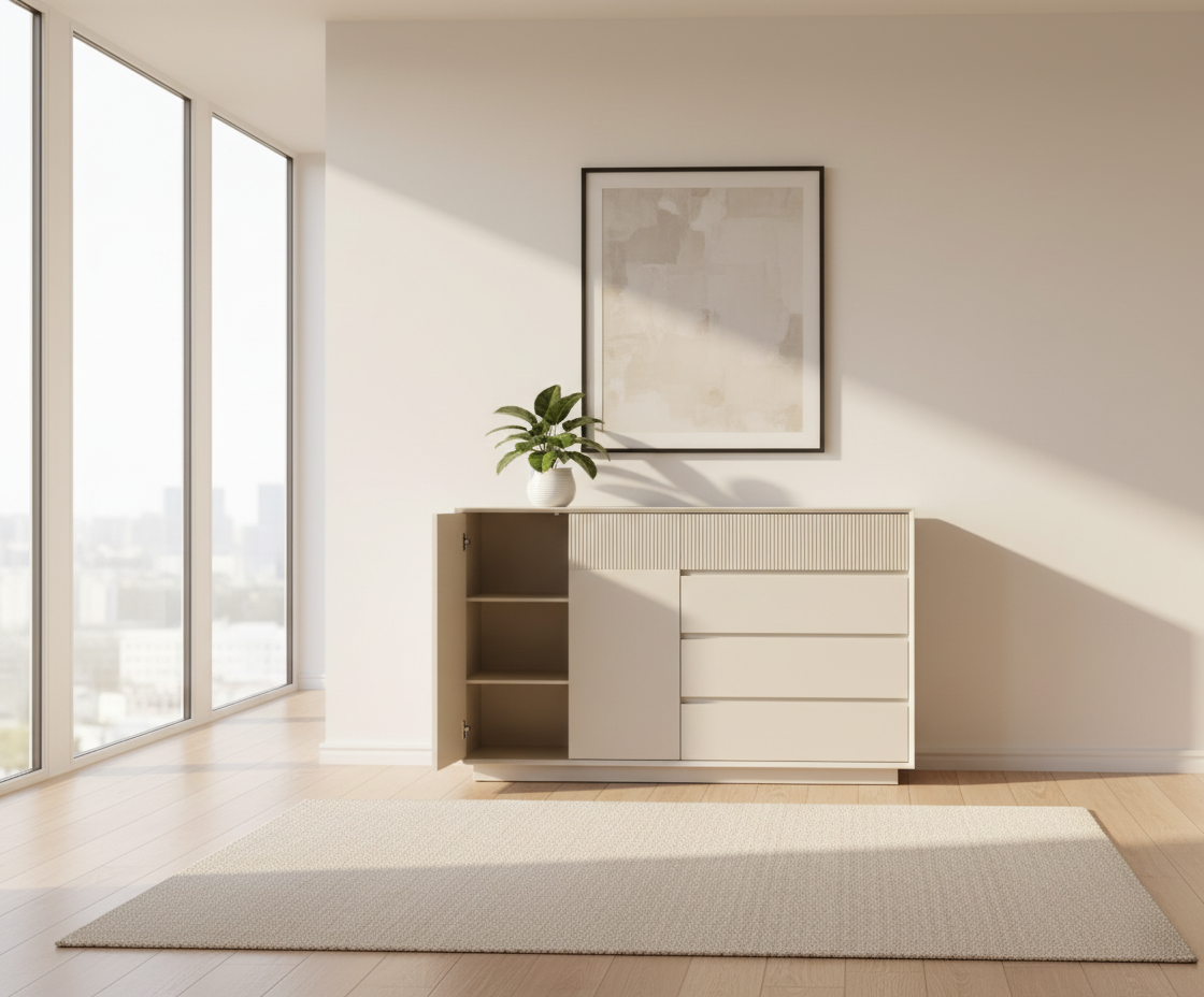 289 White Storage Cabinet