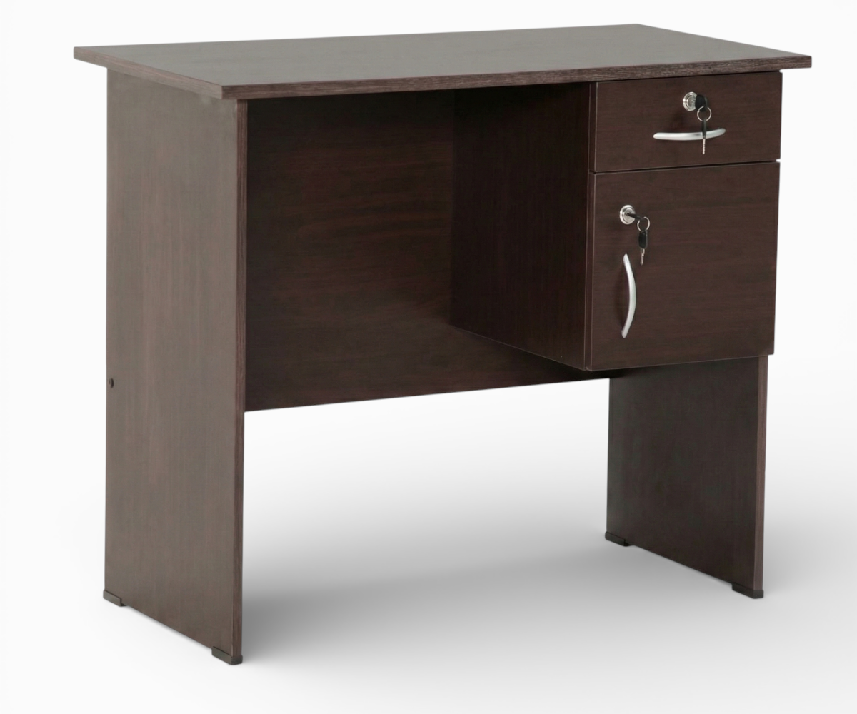 [with 1 cupboard + 1 drawer] PKWT 001 Office table W120D60H76Cm