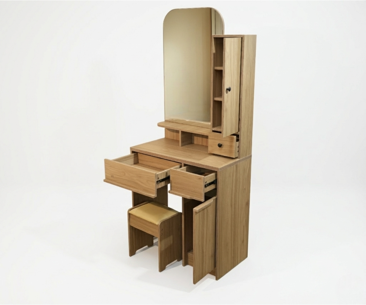 3D04 Oak Contemporary Bedroom