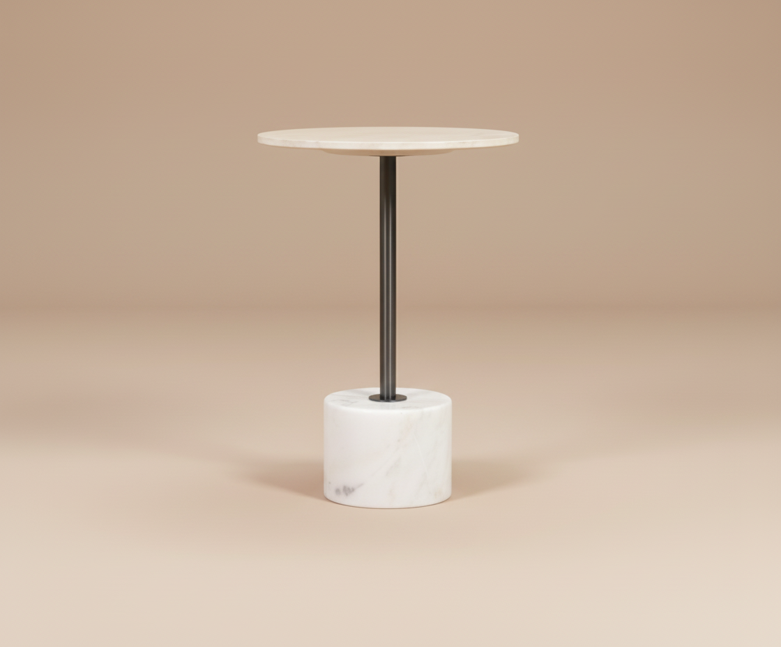 495 Beige Accent Table