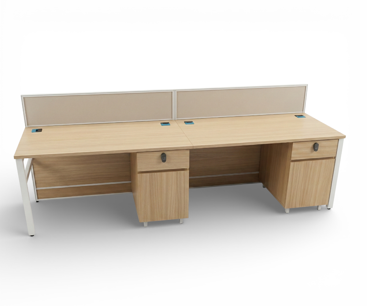 V9-224-2P WORK STATION 24006301100 Greyoak Wood