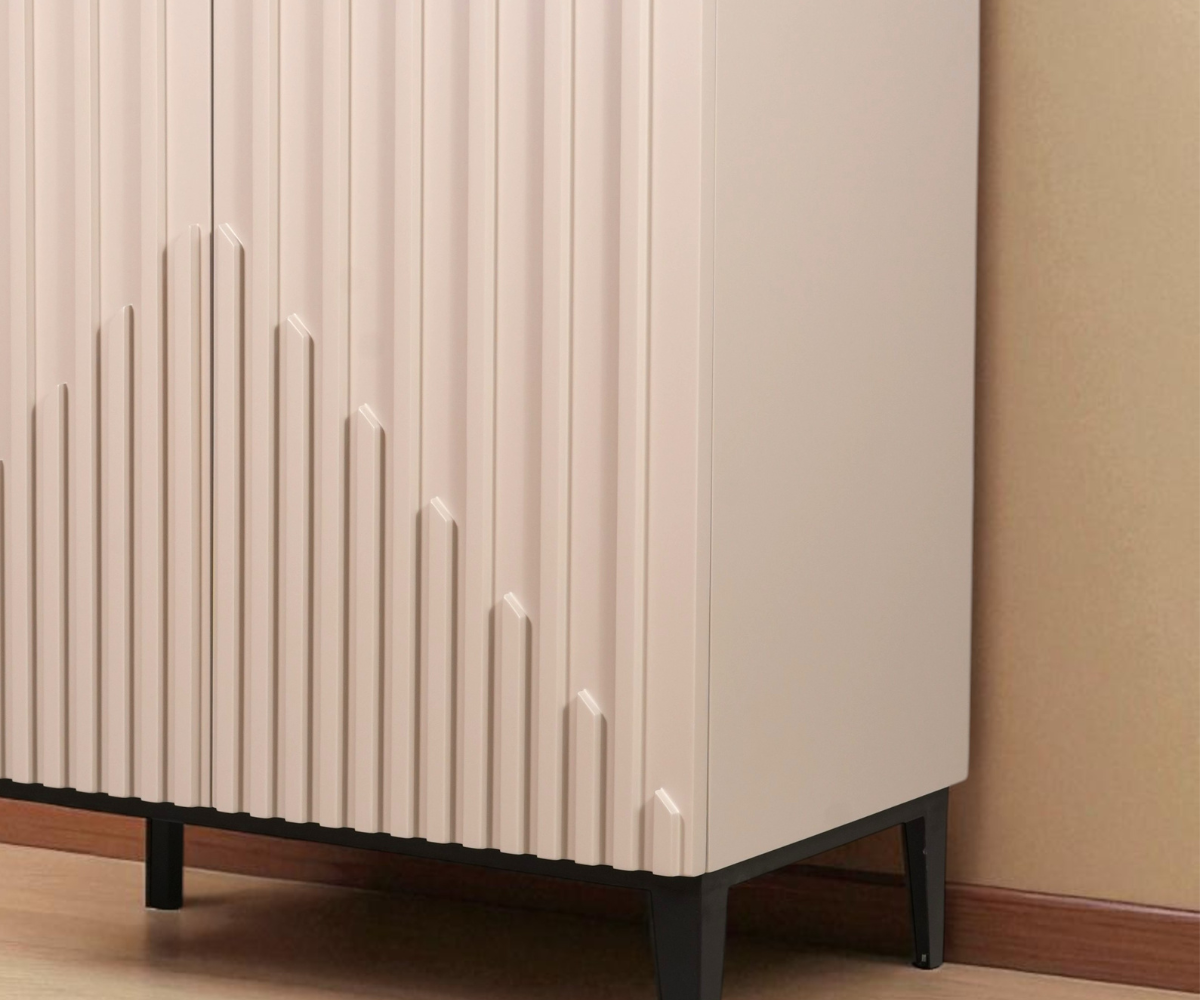 702 White Minimalist Cabinet