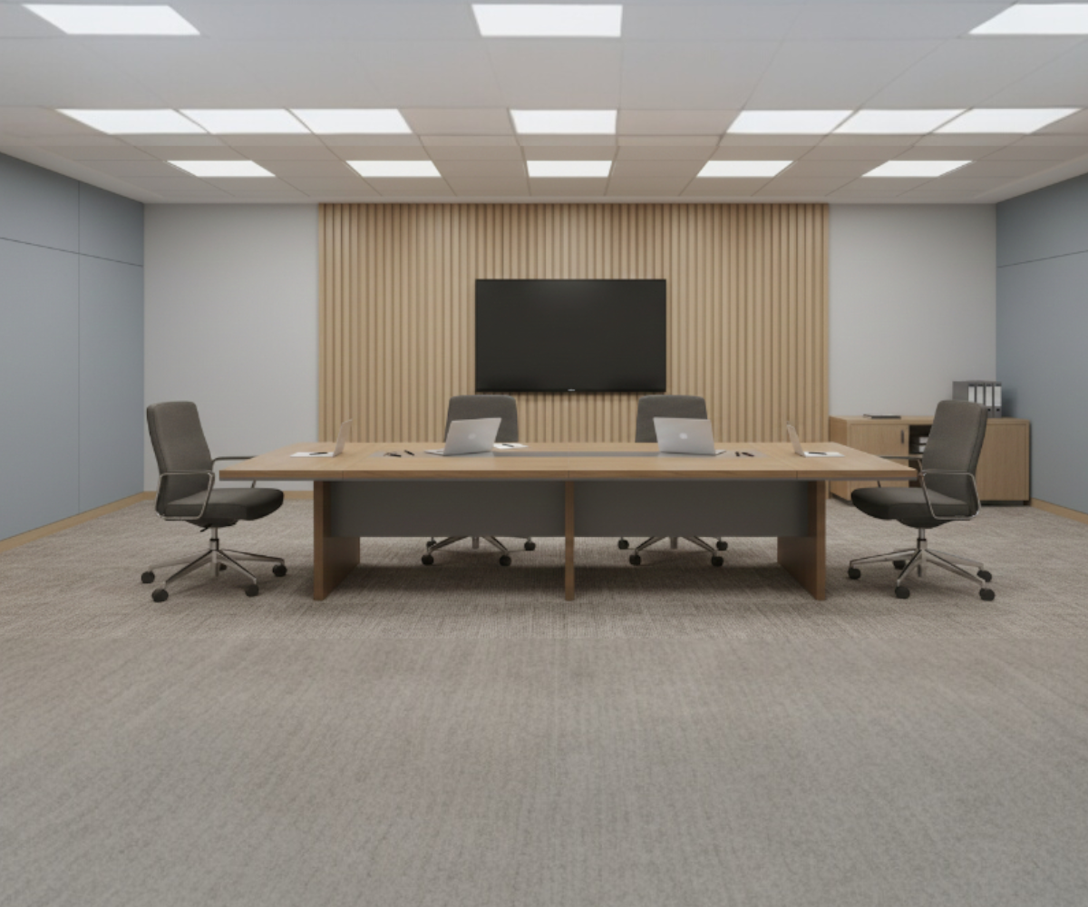 7536 Grand Oak Boardroom Table