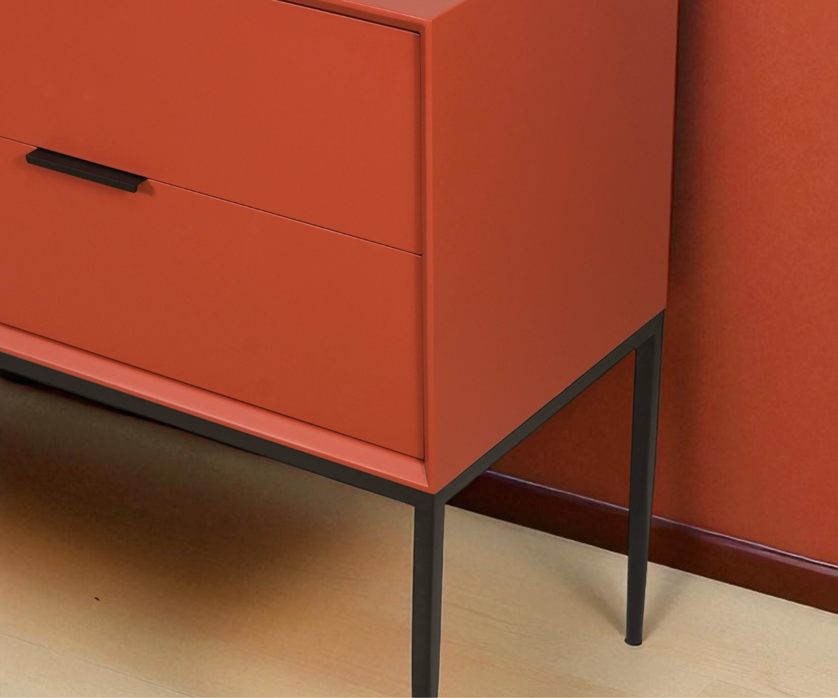 772 Terracotta Wood Cabinet