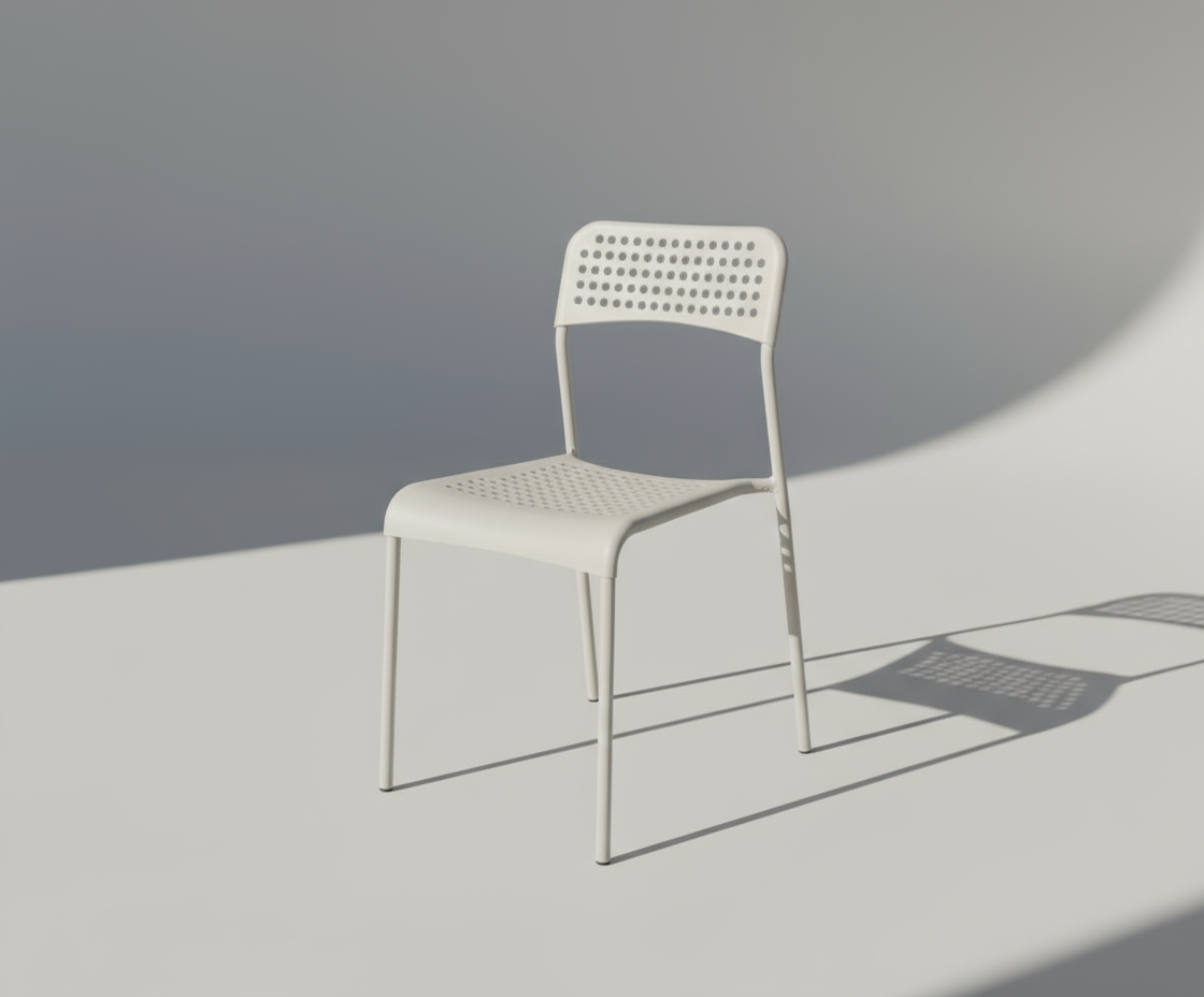 9031 PLASTIC CHAIR WHITE
