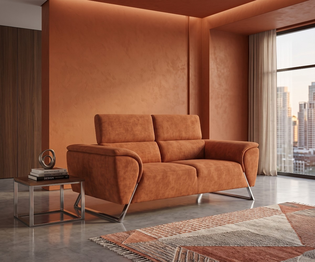 Modern 3 Seater Upholstered Sofa
