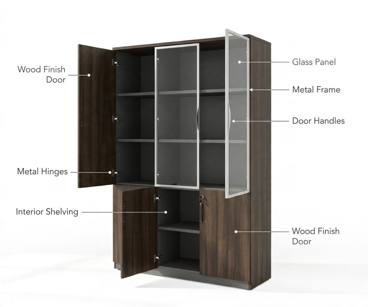 THREE DOOR FILE CABINET 009