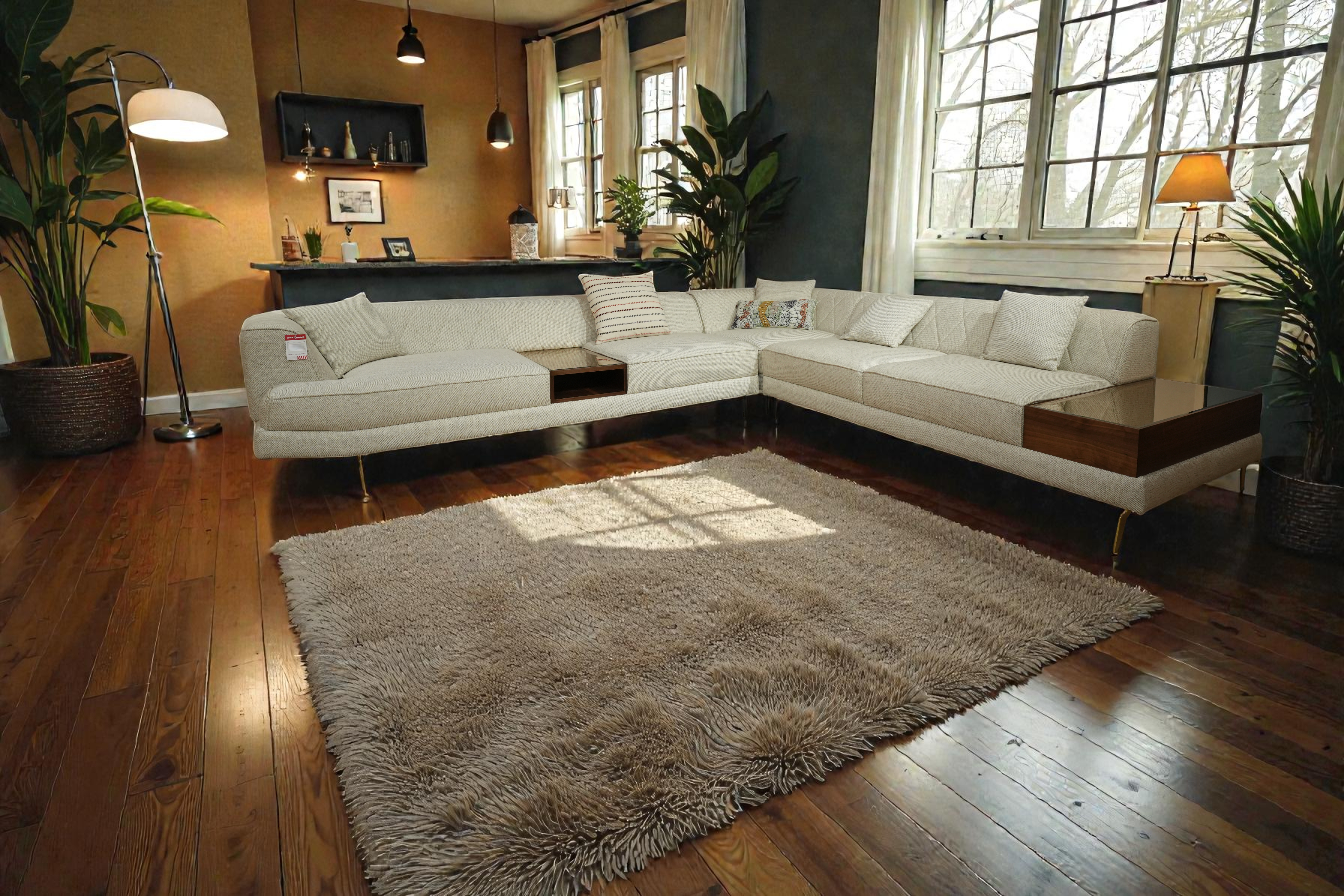VERSACE CORNER SOFA SET