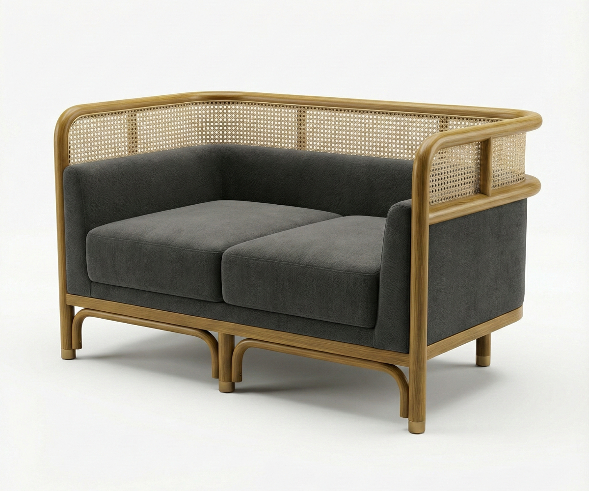 Rattan Embrace Loveseat