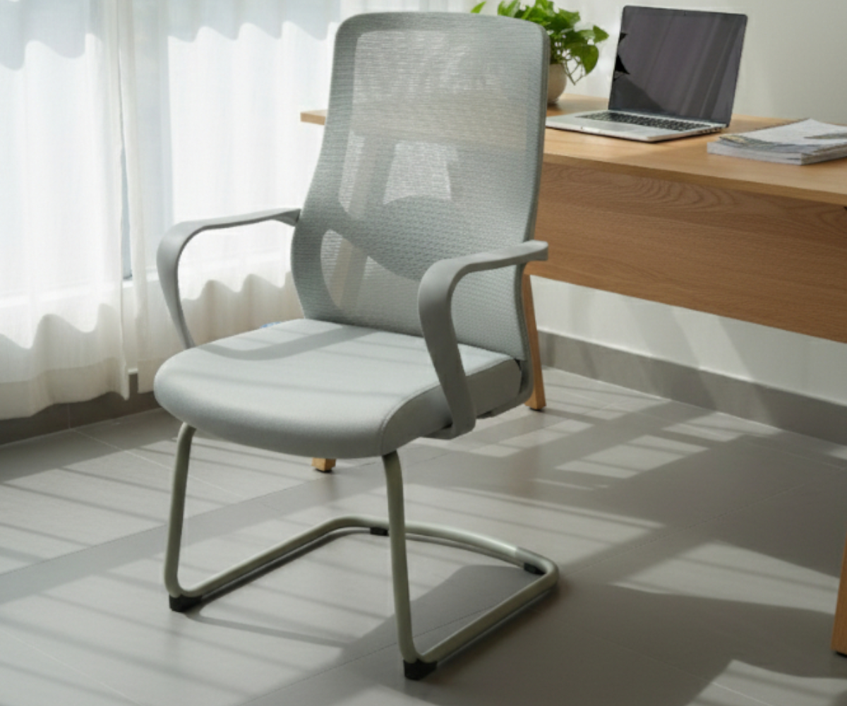Office chair-268C-1-GREY (Visitor Chair)