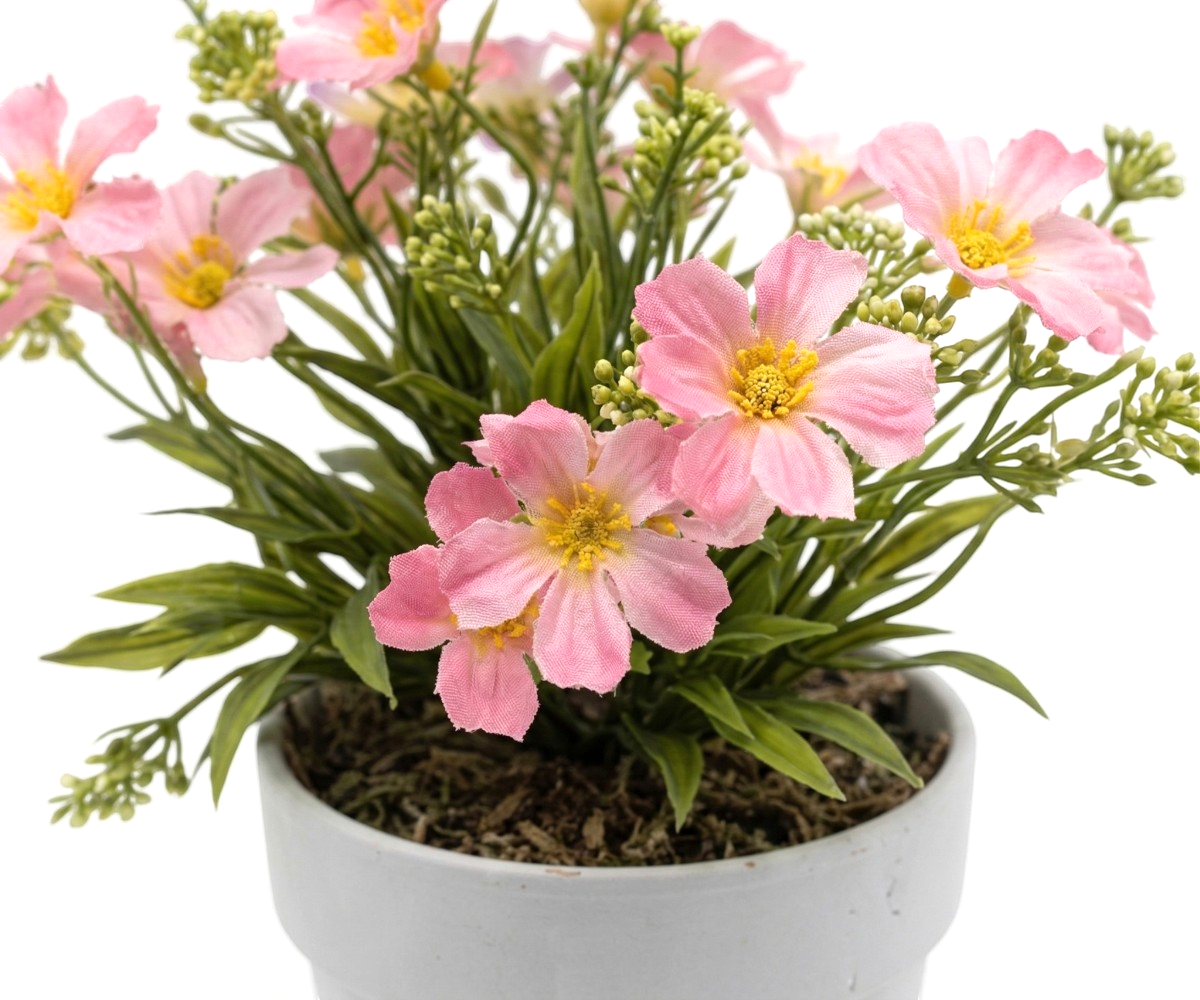 Serena Pink Artificial Pot