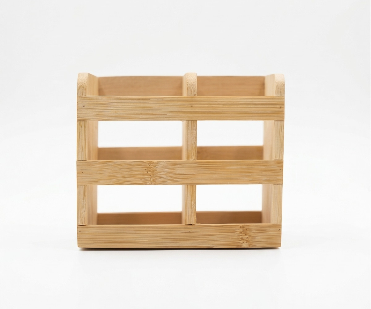 Aura Bamboo Desk Caddy