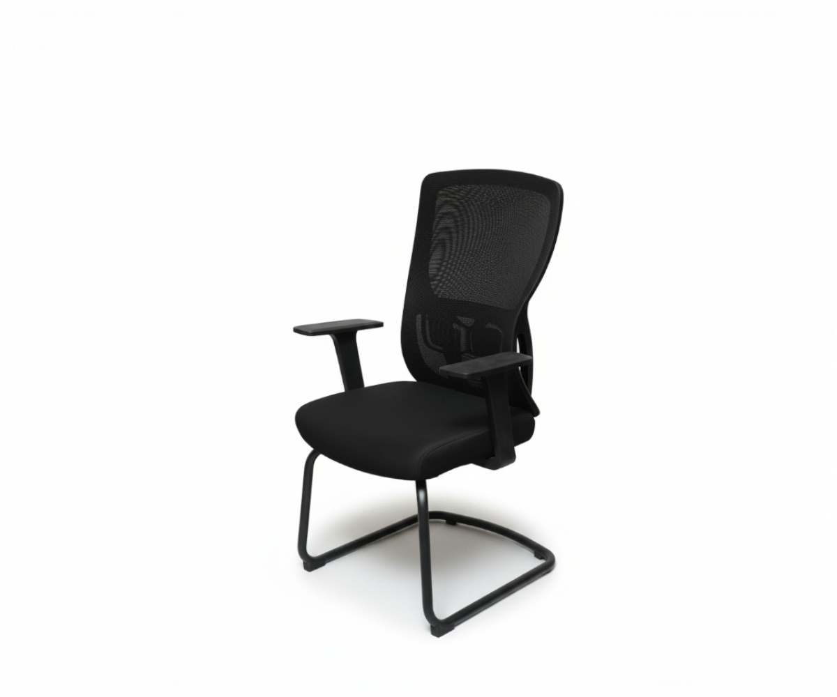 Office chair T943-BLACK (Visitor chair)