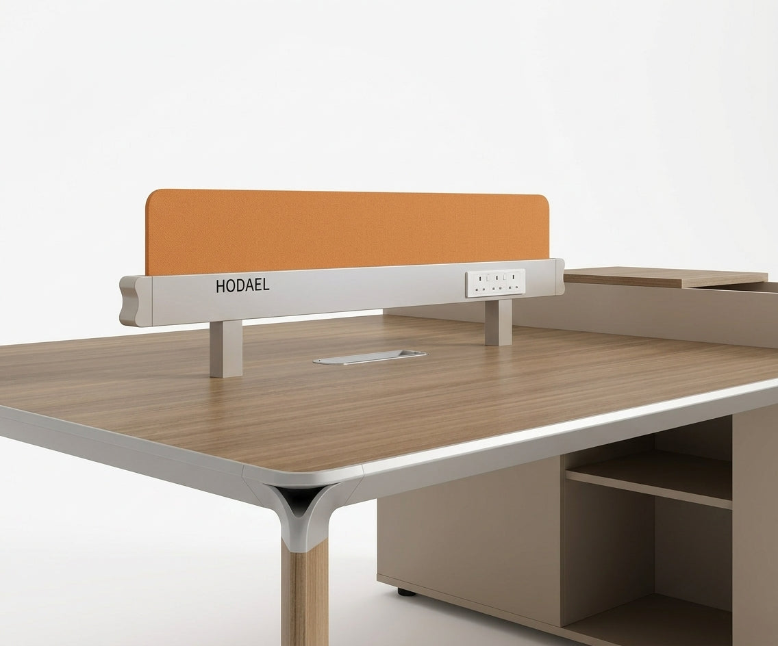 HodaEL Modern Two Person Office Workstation Desk