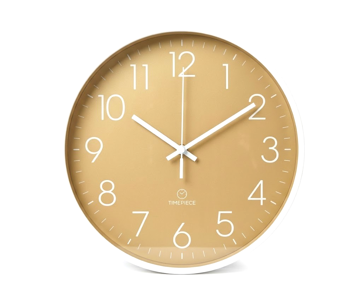 Neutral Tone Wall Clock