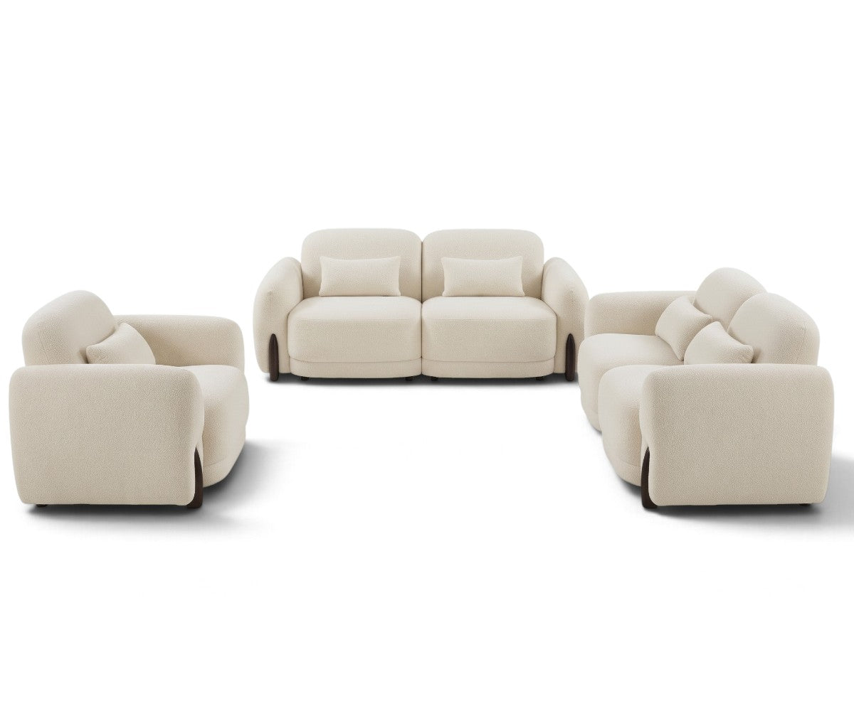 Varez Sofa 3+2+1 White