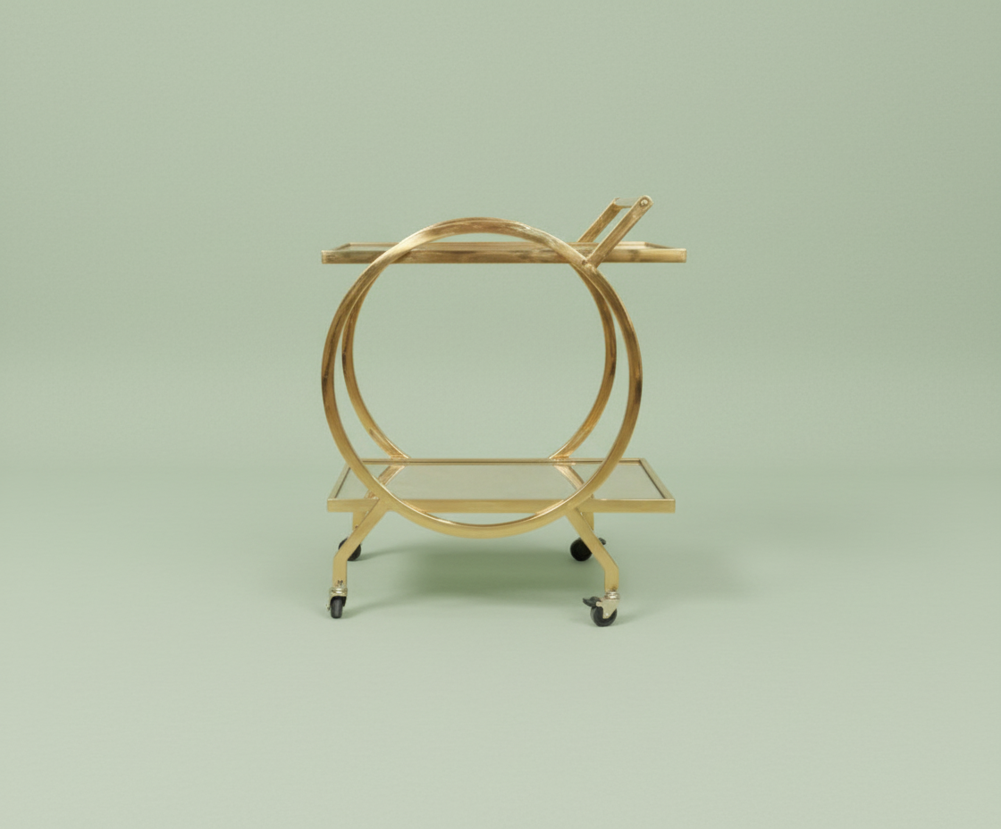 GLASS TROLLEY DC1035