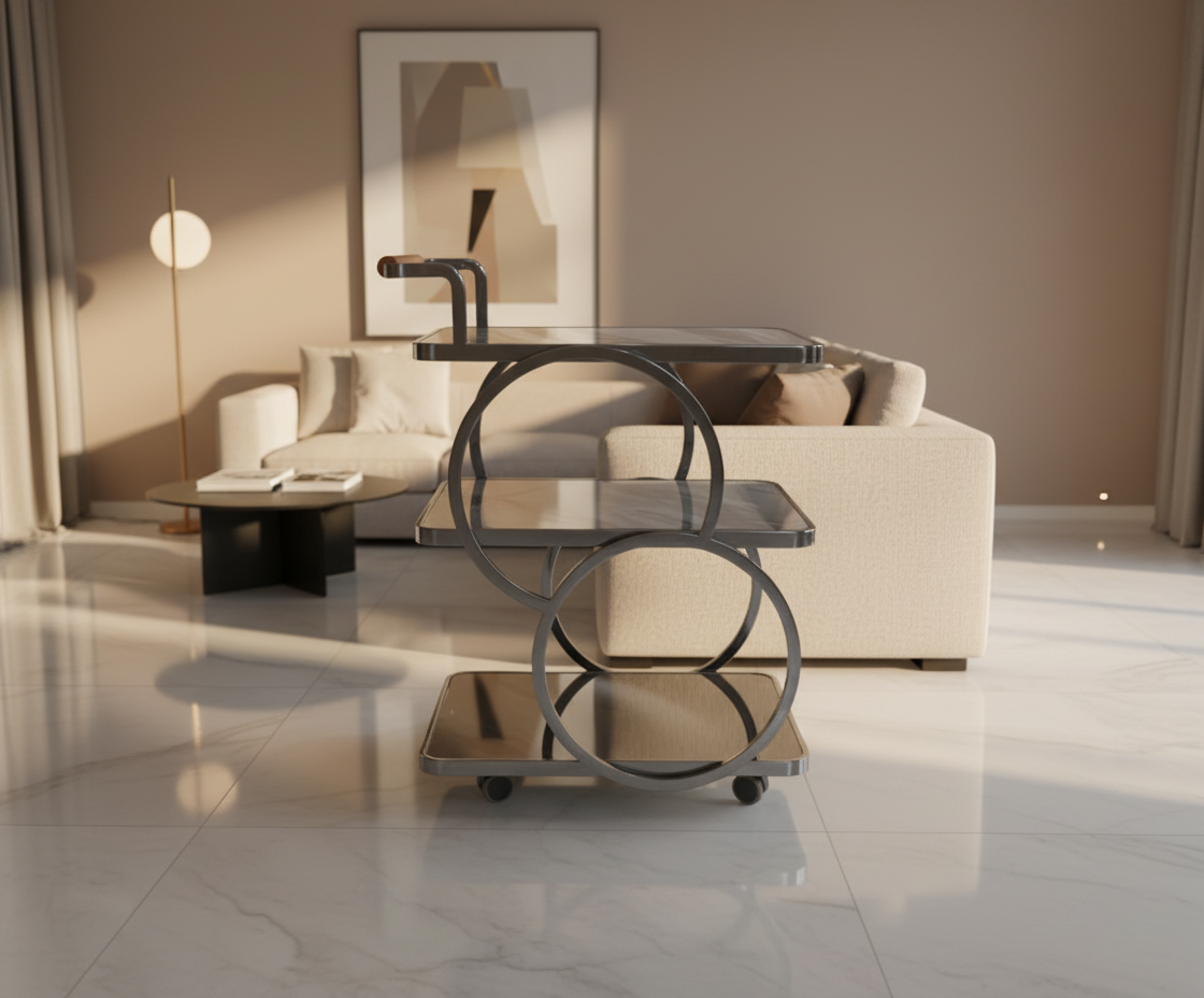 SIDE TABLE TROLLEY D-6008