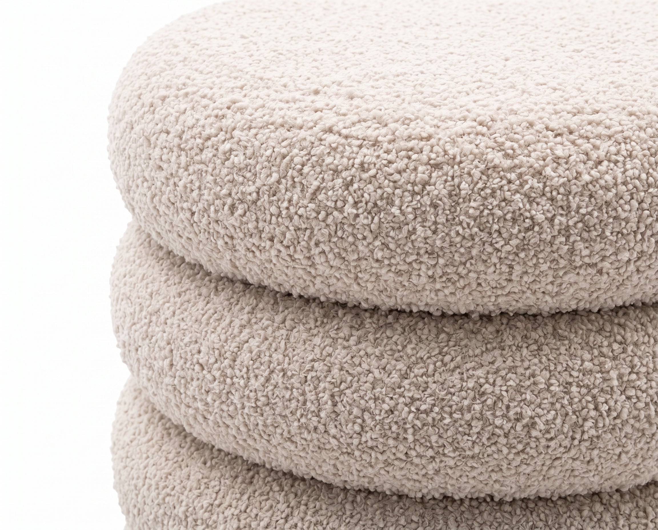 Modern Cylindrical Pouf