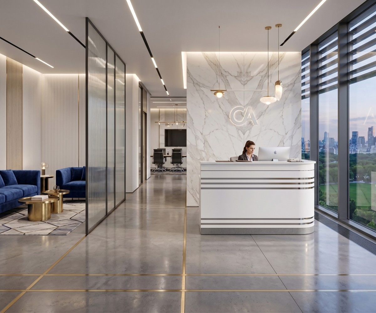 A3612 Silver Band Reception Counter