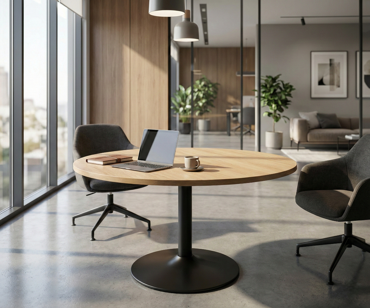 A5-510 Blonde Round Table