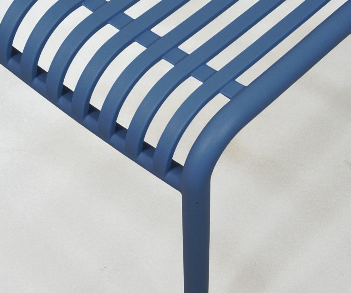A653 Slate Blue Architectural Side Chair