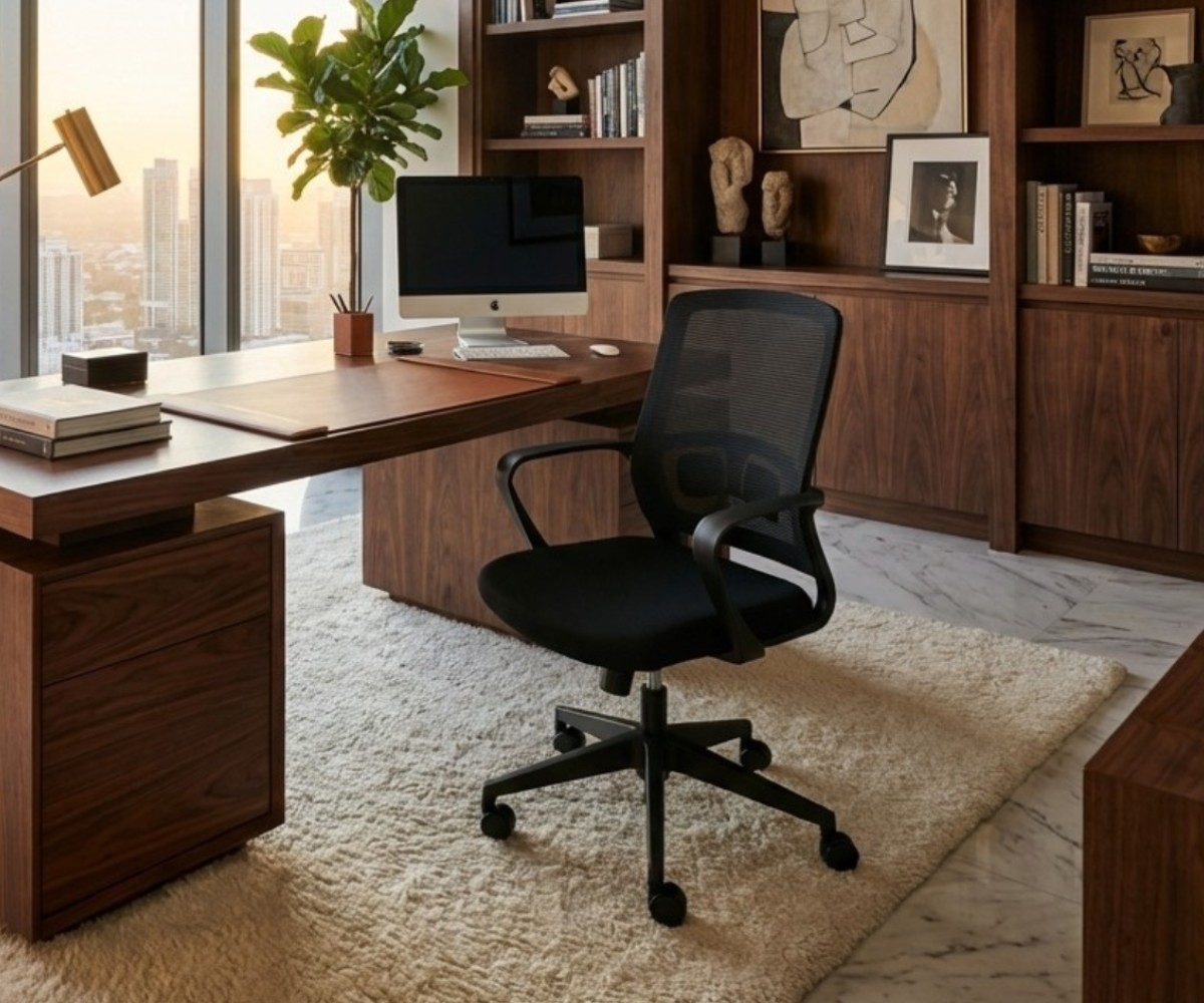 B013 Black Office Chair