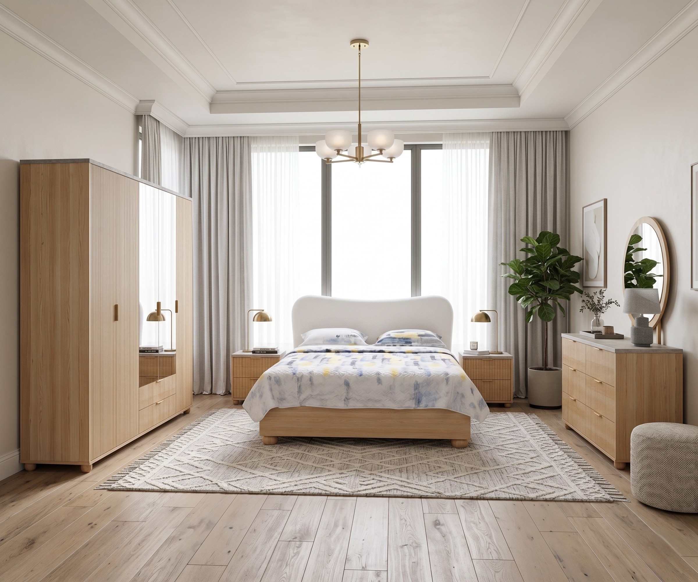 BOLIVIA-PB-04 Modern Bedroom Set