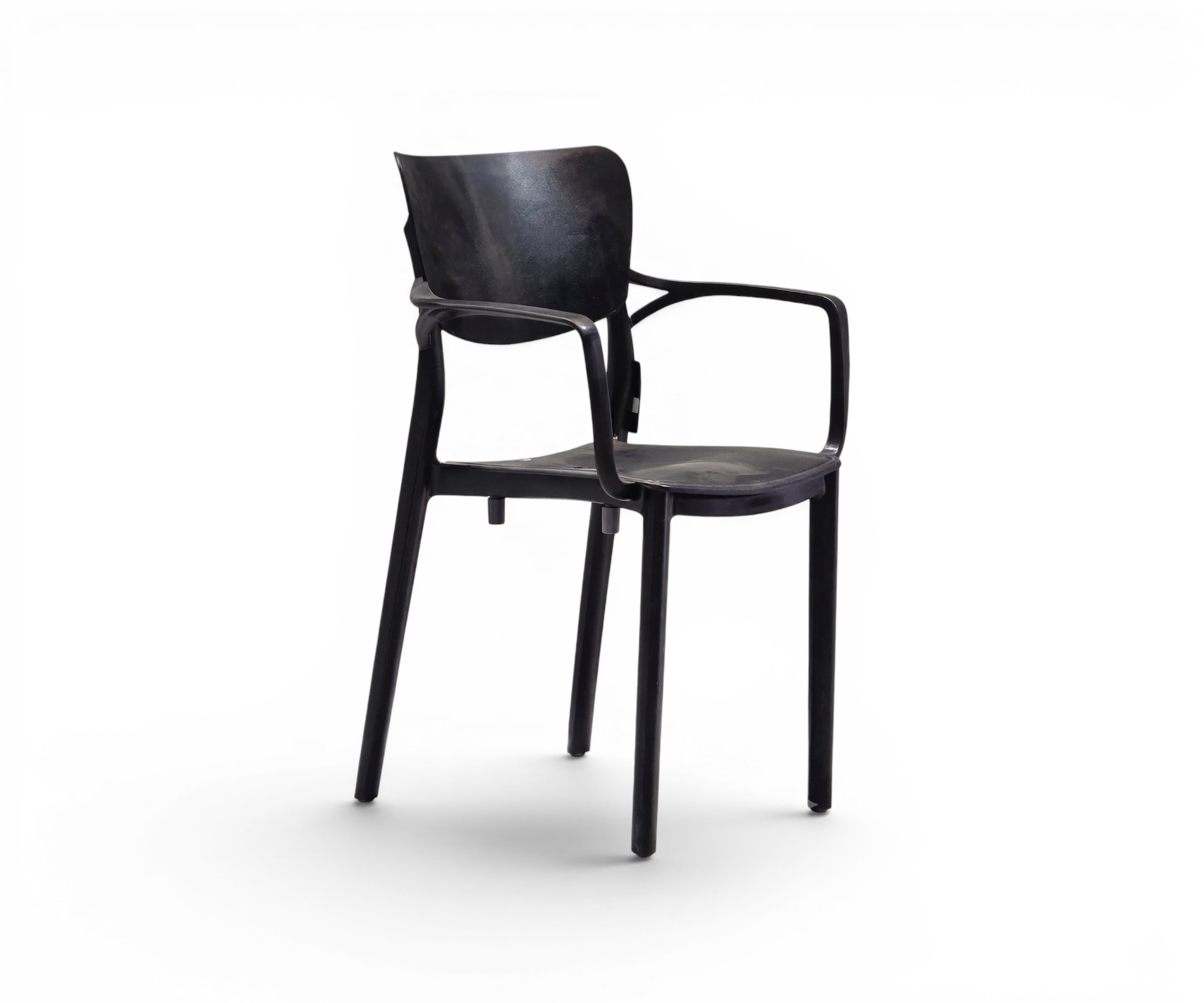 CT029 DAMLA armchair in a city-view room beside a stone side table