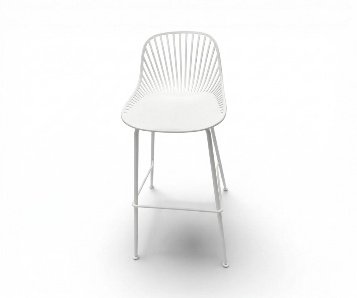 D881 OUTDOOR BAR CHAIR Black