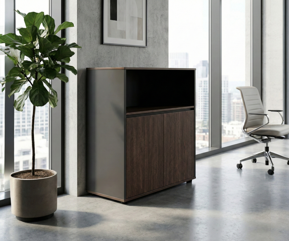 Daro Walnut Office Cabinet