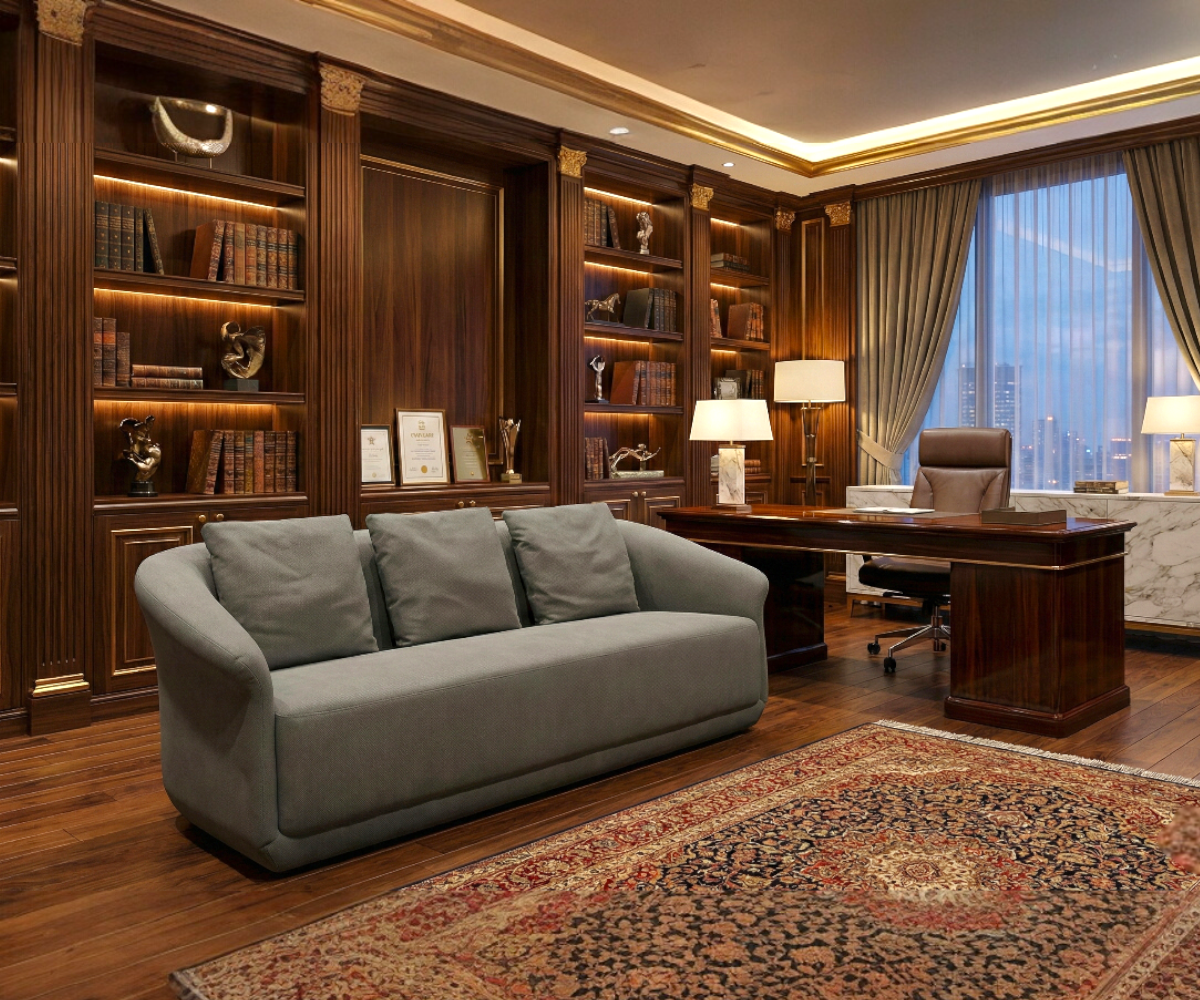 Grey Office Sofa Set