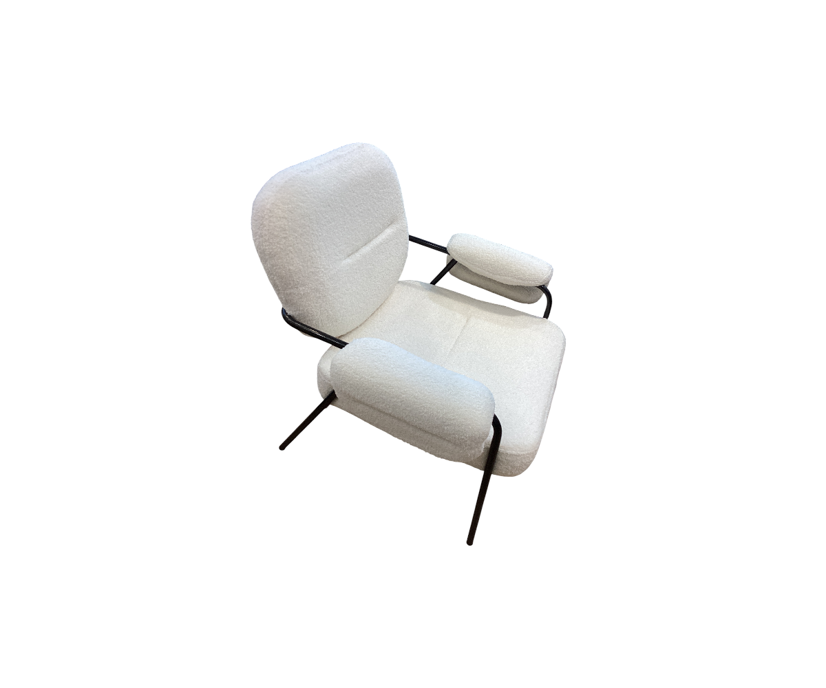 613 ARM CHAIR WHITE (S3-D25)