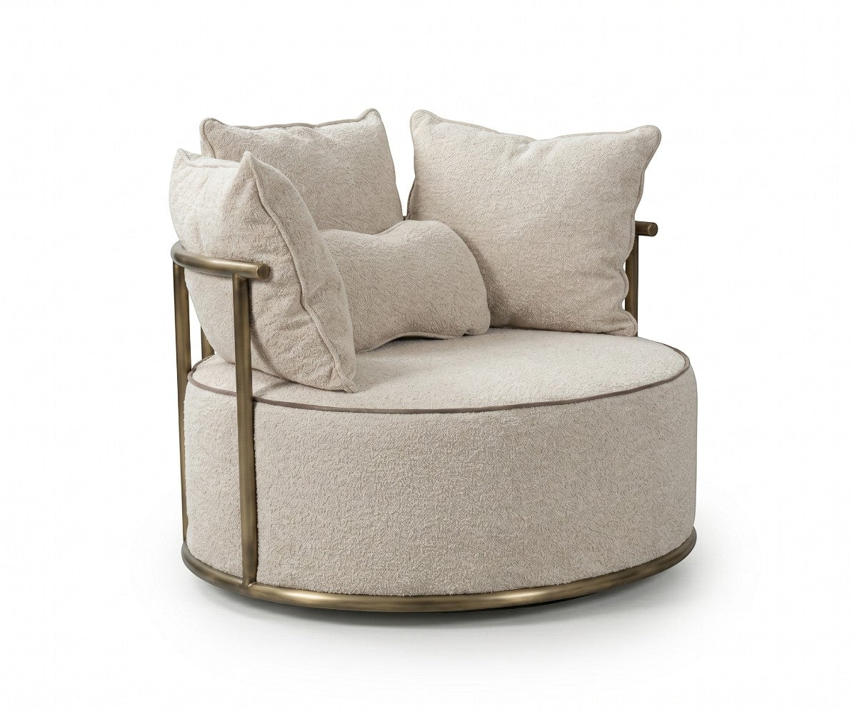 LIMA beige architectural sofa set in a slatted-wood living room