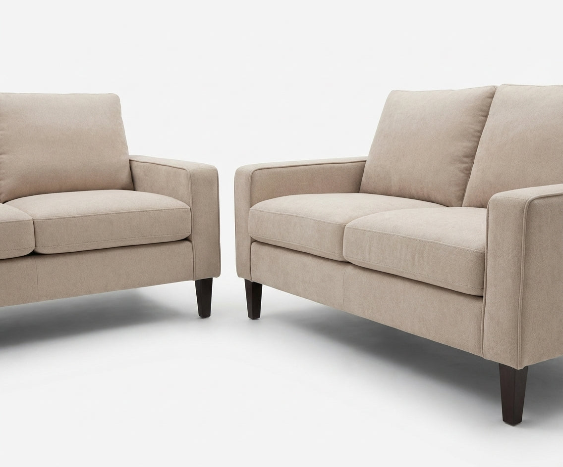 Lucinda Cream Fabric Sofa