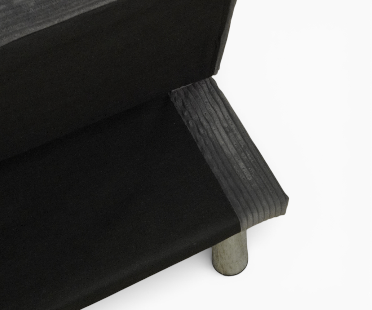 LV3838 Charcoal Ribbed Sleeper