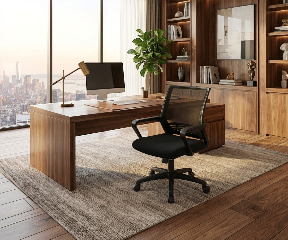 MB-007 Black Mesh Chair