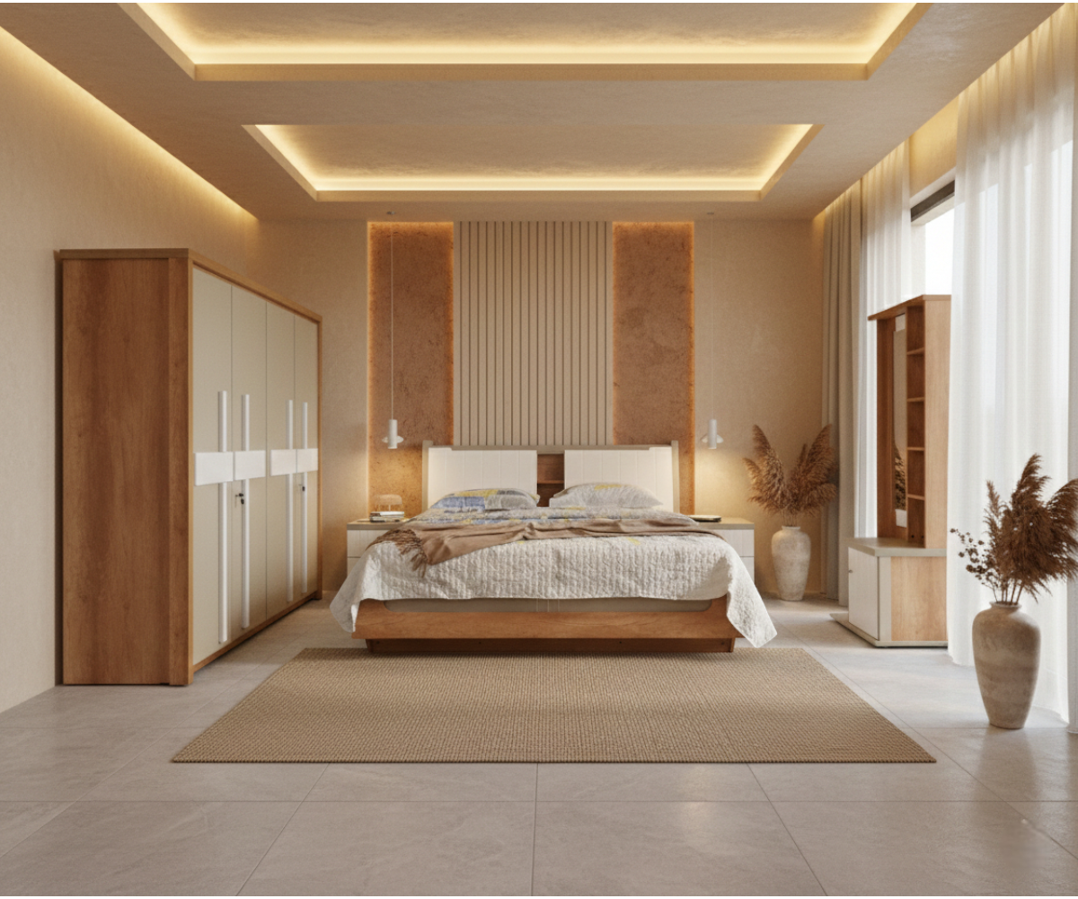 PKBFC-008 Modern Wooden Bedroom
