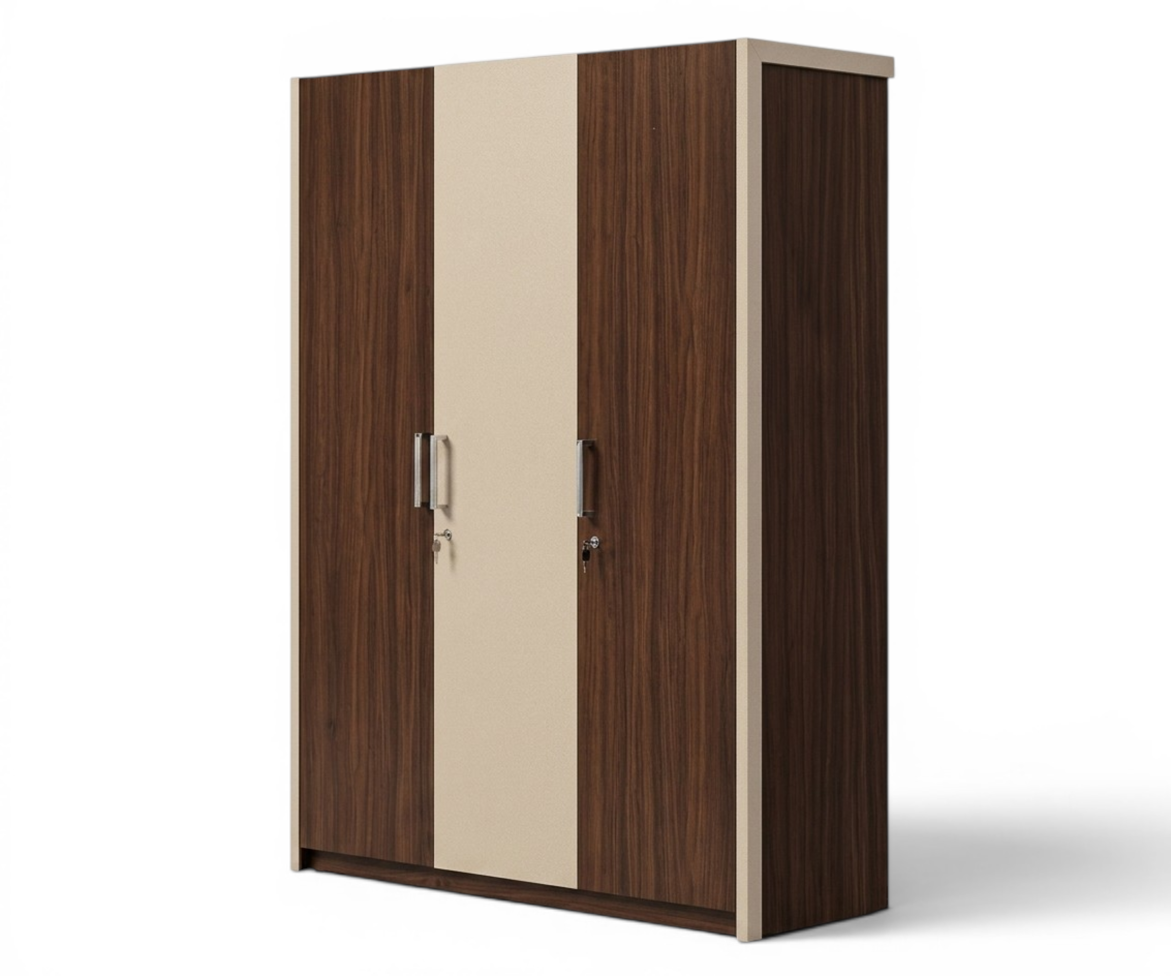 PKWTU-003 premium bedroom wardrobe in a classic cream bedroom with a patterned rug