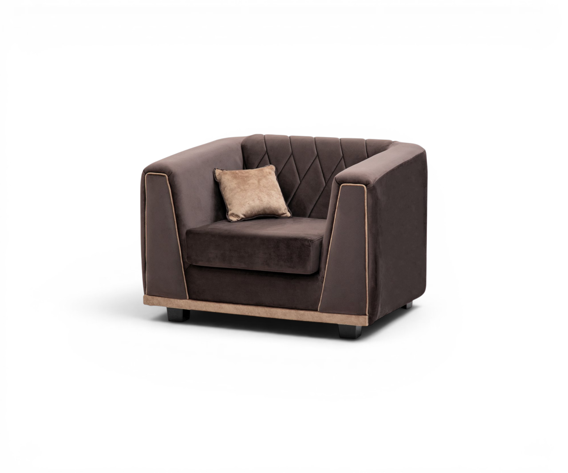 PSAM003A Velvet Tufted Sofa