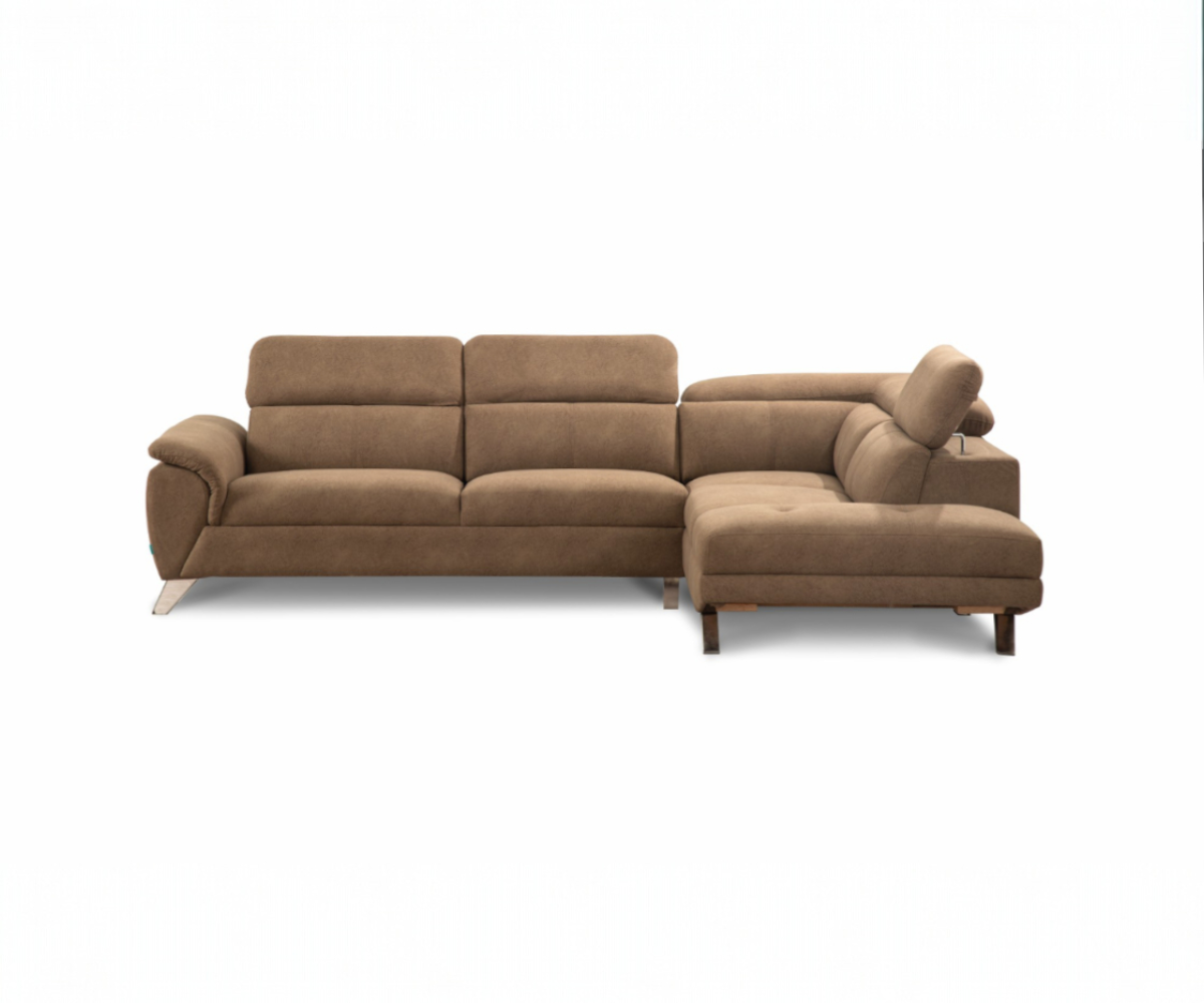 PSBE001 Brown Corner Sofa