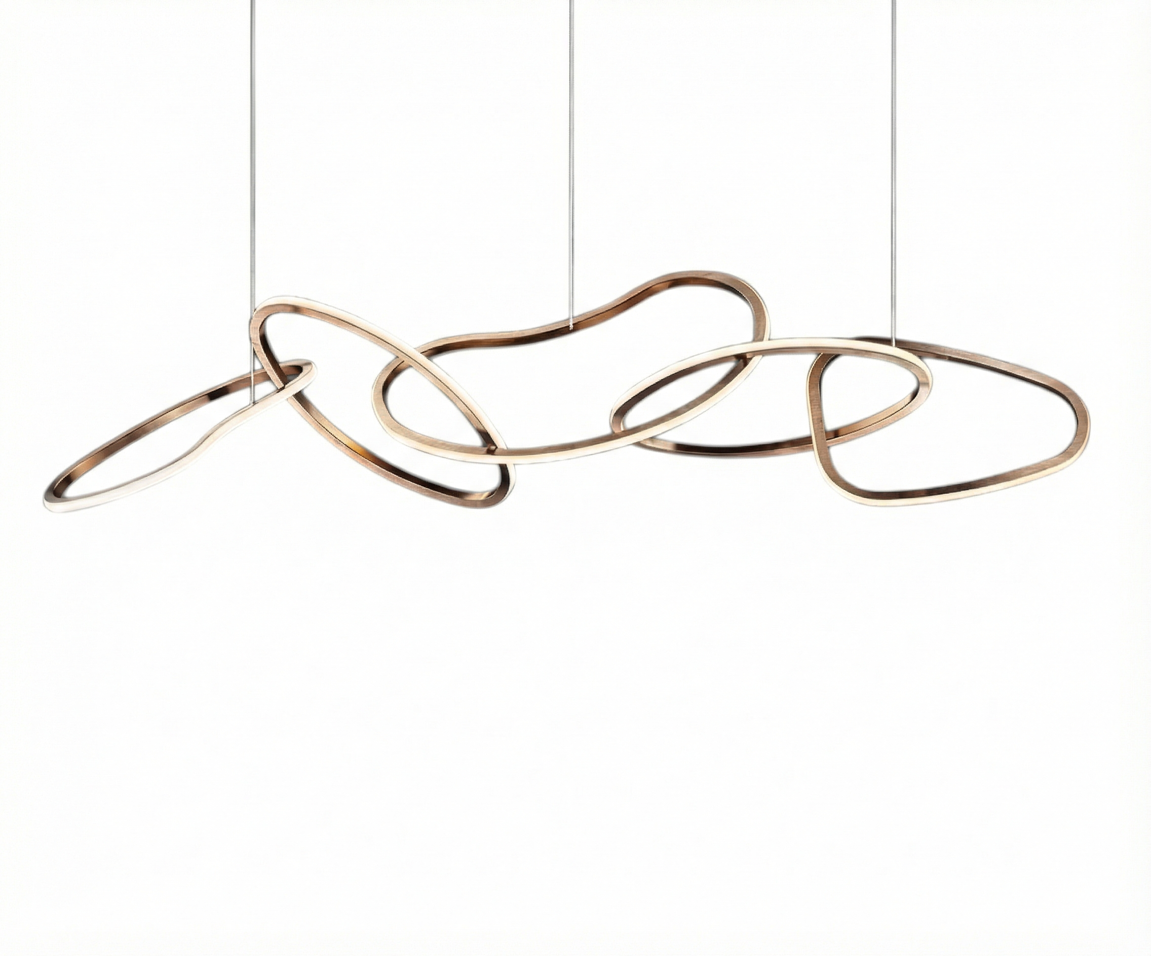 Qatar LED Crystal Drip pendant, tiered chandelier of clear glass prisms