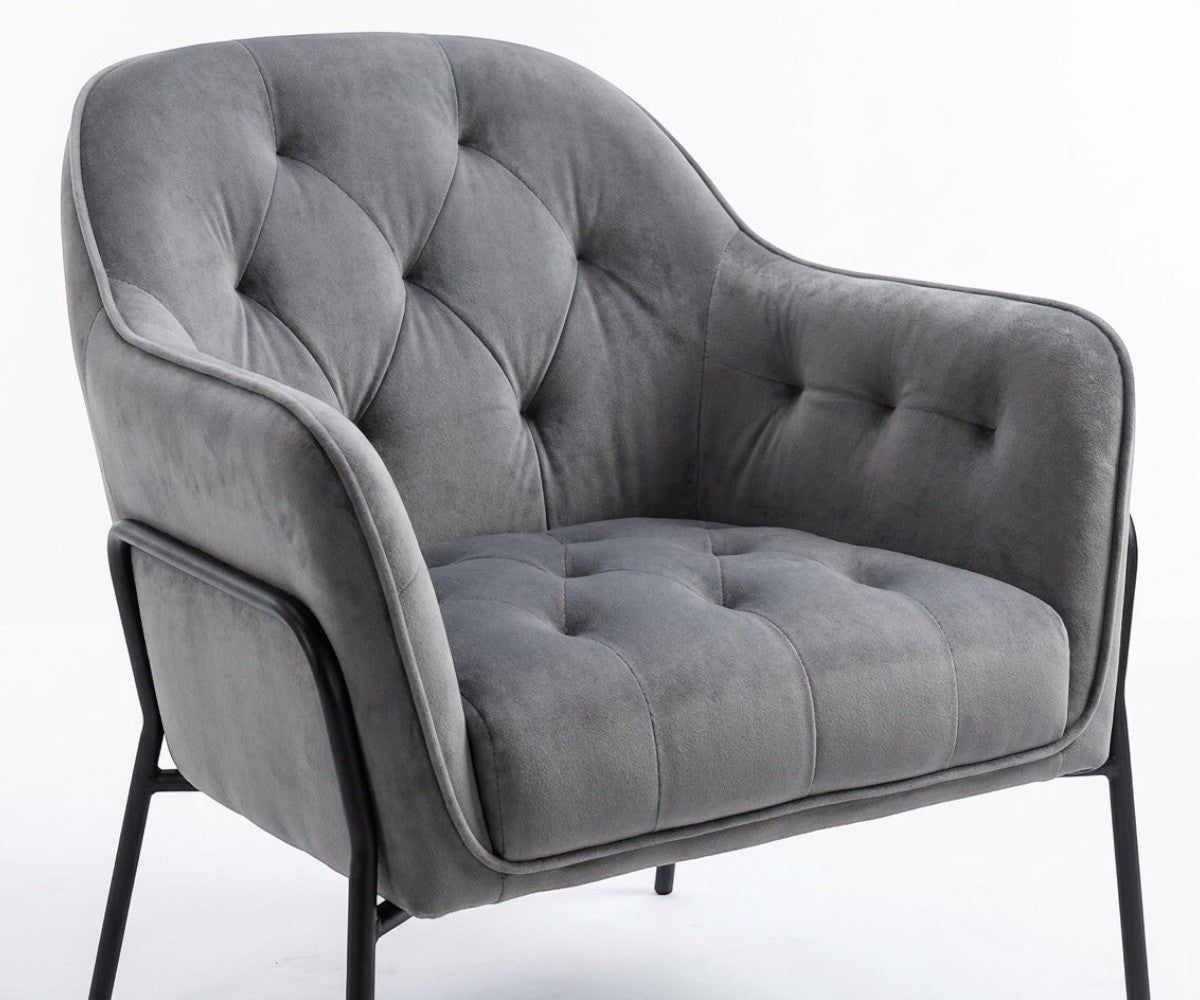 JYN2157 Tufted Fabric Armchair