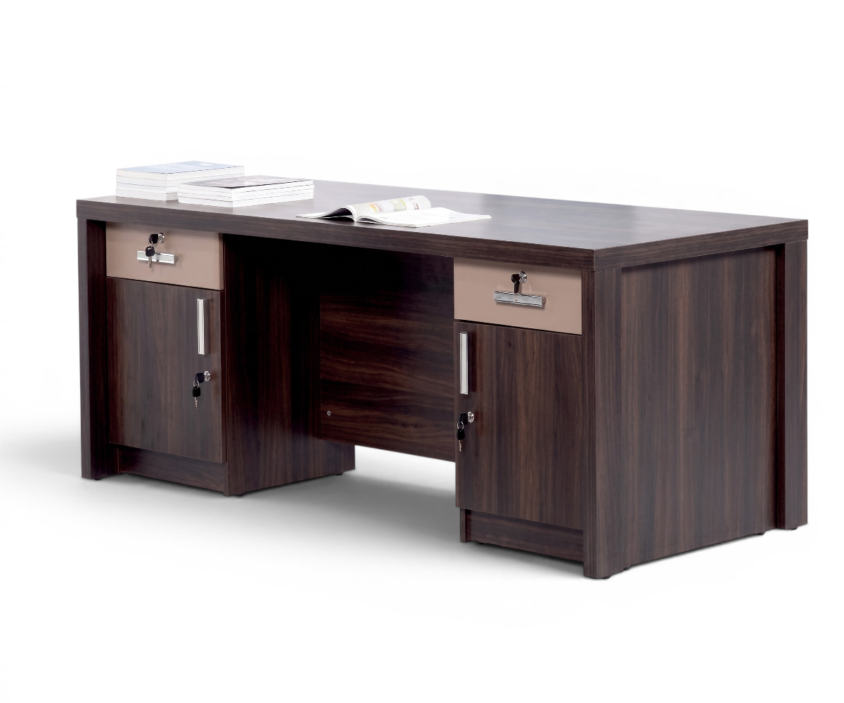 KWT 078 Office table with Side Storage
